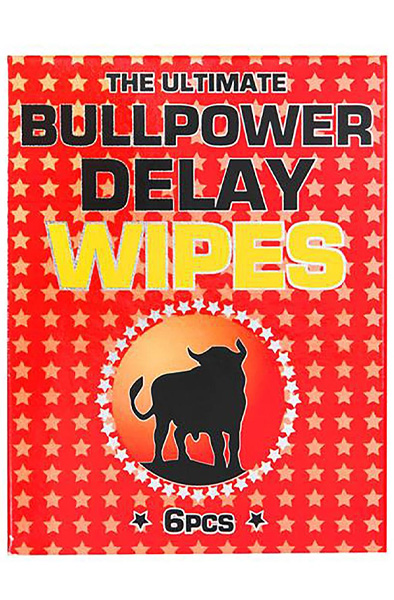 Bull Power Wipes Delay Sachets 6x2ml - Verzögerungsgel 1