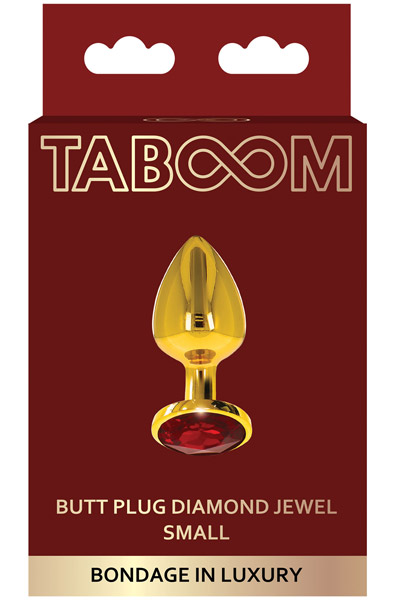 Butt Plug With Diamond Jewel Small - Analplug aus Metall 2