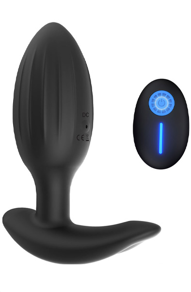 Buttplug With Remote - Vibrierender Analplug 1