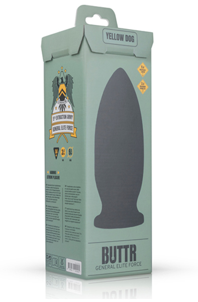 Buttr Yellow Dog XXL Butt Plug 27 cm - XXL-Analplug 4