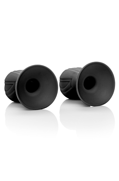 Cal Exotics Silicone Pro Nipple Suckers Black - Brustwarzensauger 2
