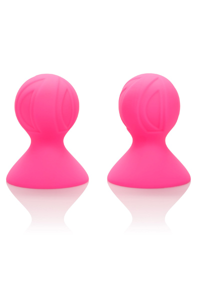 Cal Exotics Silicone Pro Nipple Suckers Pink - Brustwarzensauger 1