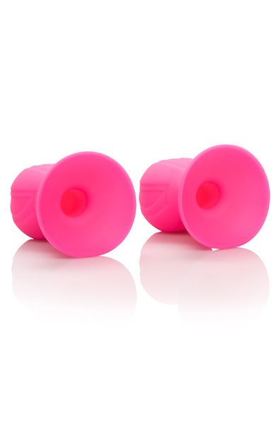Cal Exotics Silicone Pro Nipple Suckers Pink - Brustwarzensauger 2