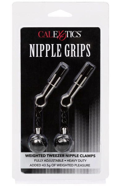 Cal Exotics Weighted Tweezer NippleClamps - Brustklammern mit Gewicht 3