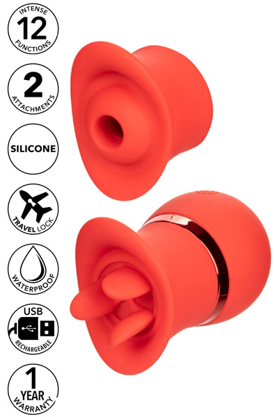 CalExotics French Kiss Suck & Play Set - Klitoris-Stimulator 1