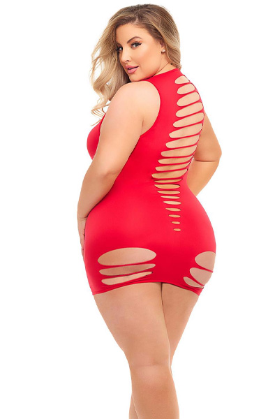 Can't Commit Kleid Rot Königin - Kleider & Röcke 2