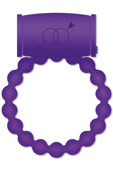 Casual Love Vibrating Cock Ring Purple - Vibrierender Penisring 1