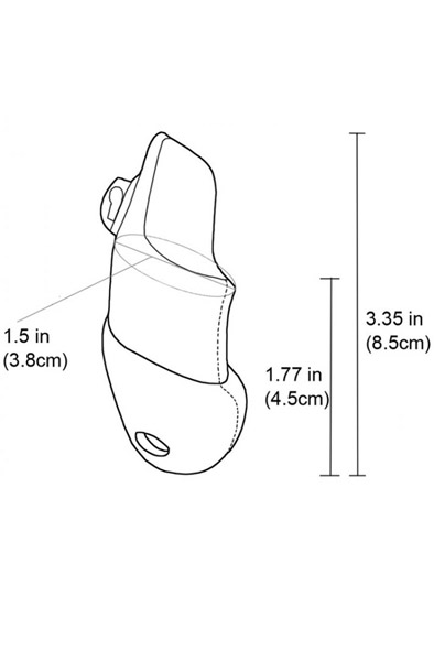 CB-3000 Hide Lock Male Chastity Device - Keuschheitskäfig 2