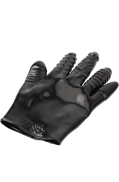 Chisa Novelties Anal Quintuple Glove - Strukturierte Handschuhe für Analspiele 2
