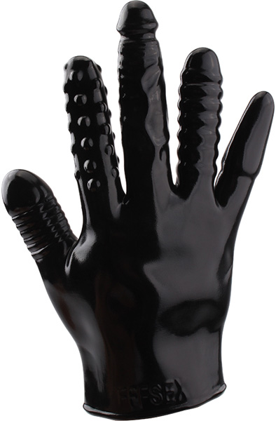 Chisa Novelties Anal Quintuple Glove - Strukturierte Handschuhe für Analspiele 6