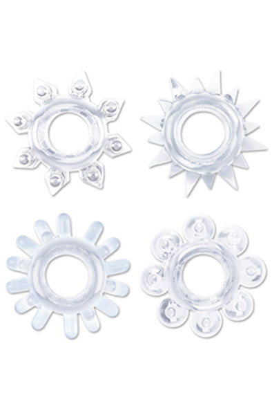 Chisa Novelties Cock Ring Set Clear - Cockring-Set 2