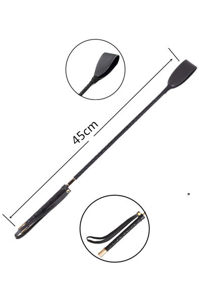 Classic Crop Black 45 cm - Reitgerte 2