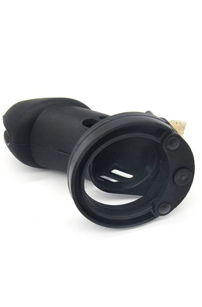Cocklock CB-6000 Silikon Keuschheitskäfig für Männer Schwarz - Keuschheitskäfig 2