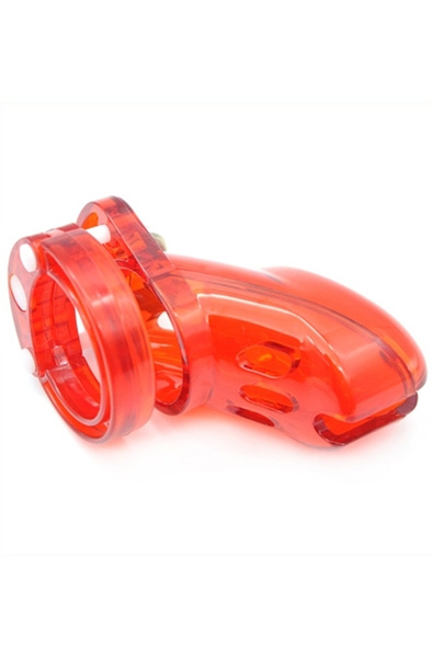 Cocklock Chastity Cage Locky Red - Keuschheitskäfig 4