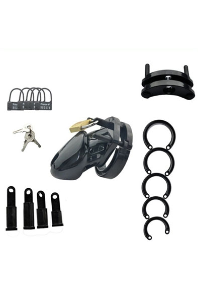 Cocklock Chastity Cage Mini Locky Black 6 x 3,2 cm - Keuschheitskäfig 3