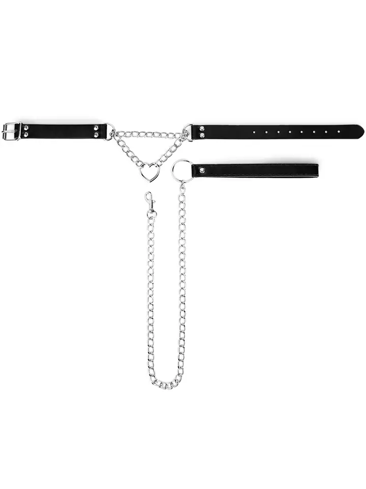 Collar With Chain Silver - Collar & leash 3