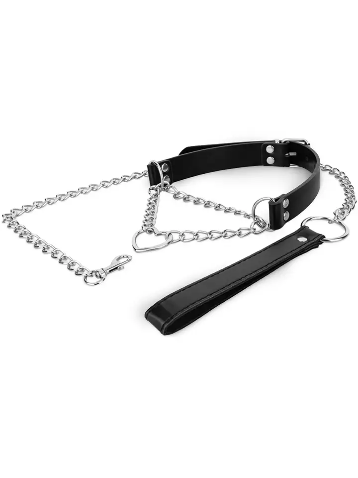 Collar With Chain Silver - Collar & leash 4