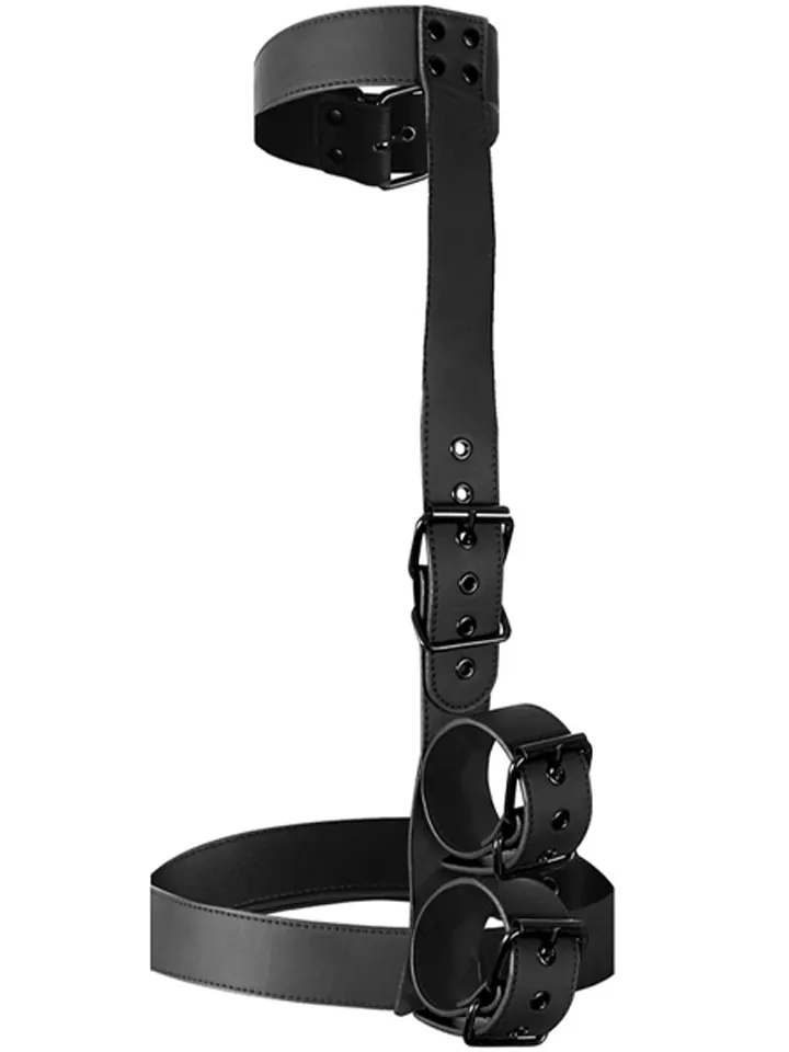 Collar & Wrist Cuffs Body Restraint Set - Harness 3