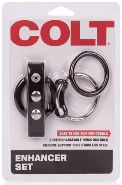 Colt Enhancer Set - Penis- und Hodensackringe 3