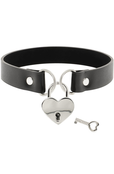 Coquette Choker Keys Heart - BDSM Choker 2
