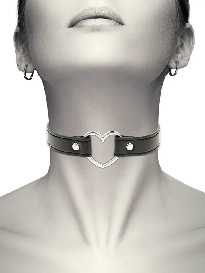 Coquette Hand Crafted Choker Heart - BDSM Choker 1 [full]