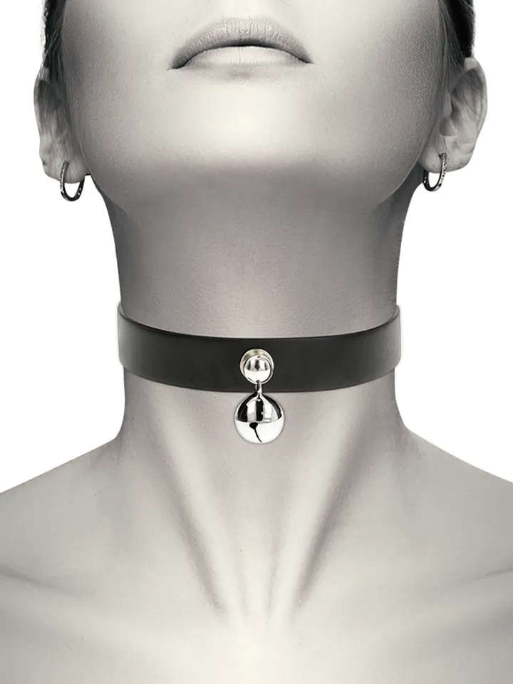 Coquette Hand Crafted Choker Jingle Bell - BDSM Choker 1 [full]