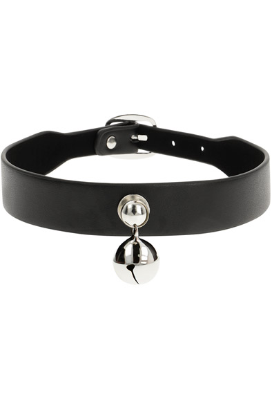 Coquette Hand Crafted Choker Jingle Bell - BDSM Choker 2