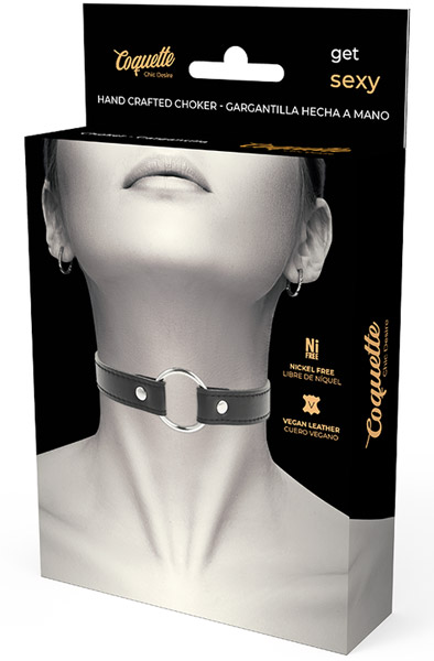 Coquette Hand Crafted Choker - BDSM Choker 3