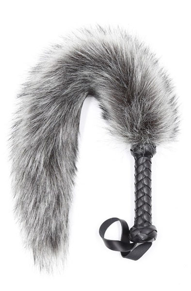 Correct Me Whip For Caress Grey 45 cm - Peitsche für BDSM 3