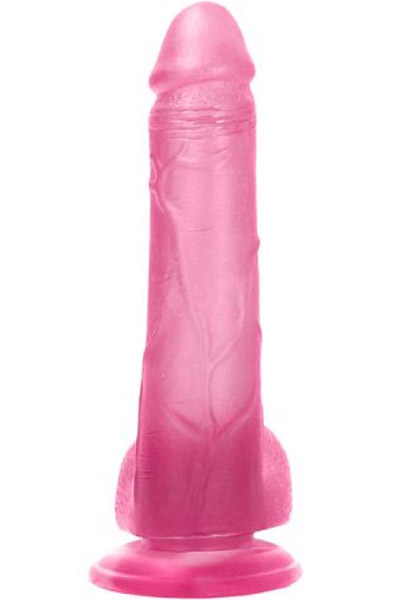 Costanzo Dildo Transparent Pink 25 cm - Dildo 3