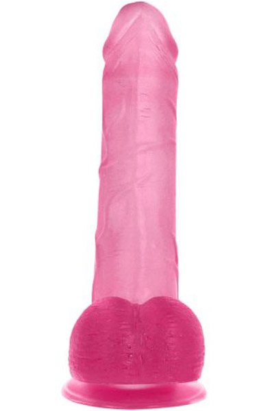 Costanzo Dildo Transparent Pink 25 cm - Dildo 4