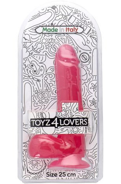 Costanzo Dildo Transparent Pink 25 cm - Dildo 5