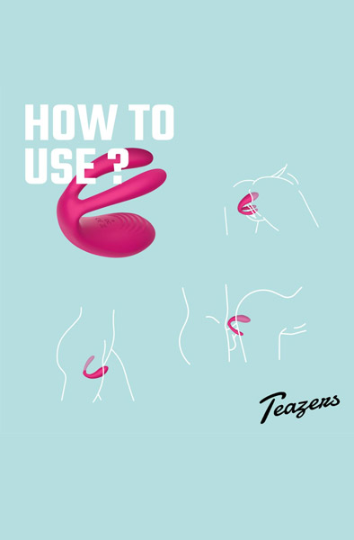 Couple Vibrator mit Fernbedienung - Paarvibrator 2