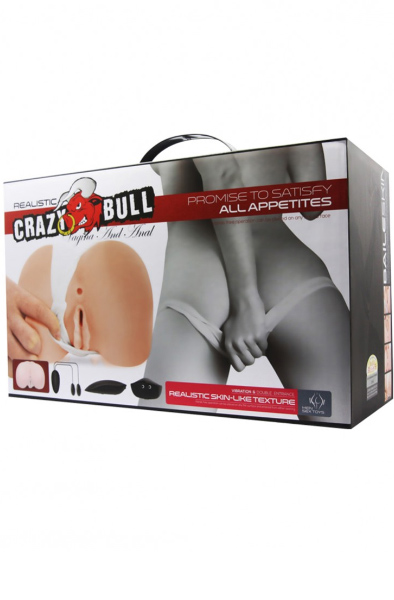 Crazy Bull Realistic Vibro Masturbator Vagina And Ass - Sexpuppe 2