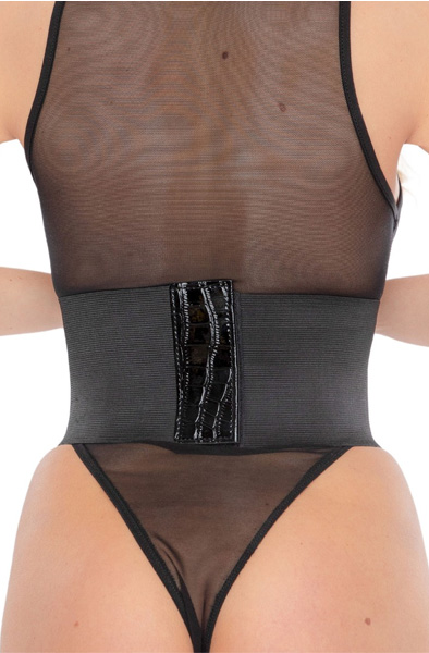 Croco Front Waist Cincher - Corset 3