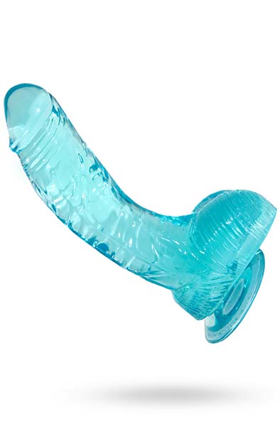 Crystal Pleasures Aqua Blue 20 cm - Dildo 2