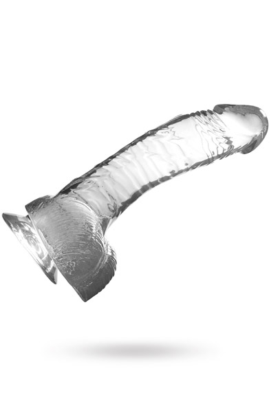 Crystal Pleasures Clear 19 cm - Realistischer Dildo 2