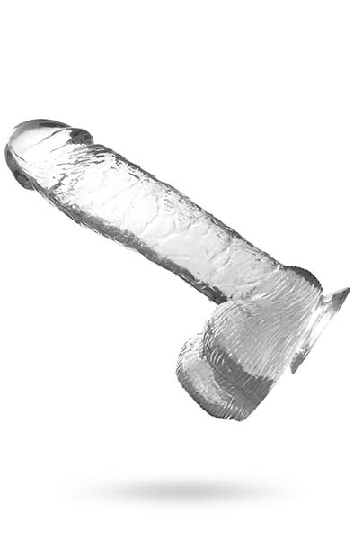 Crystal Pleasures Clear 20 cm - Dildo 2