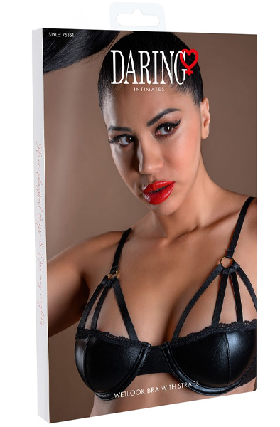 Daring Intimates Wetlook Bra With Straps - Wetlook bra 4