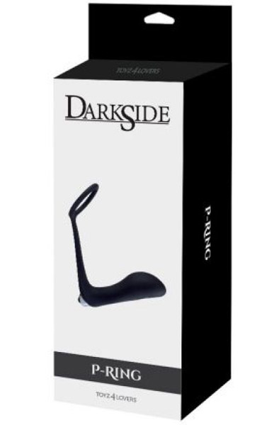 Dark Side Plug P-ring With Bullet - Prostatavibrator mit Penisring 3