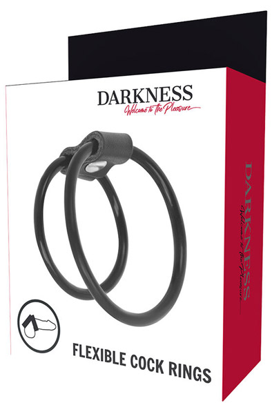 Darkness Duo Rings For Penis - Penis- und Hodensackringe 3