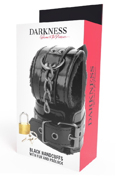 Darkness Wrist Cuffs Black - Handschellen 2
