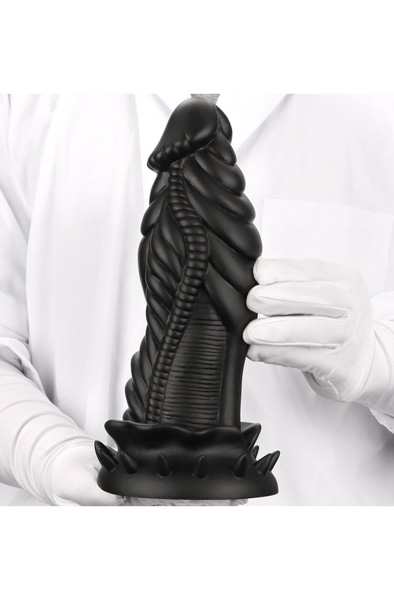 Darksil Allkus Dildo Black 25 cm - Drachen-Dildo 2
