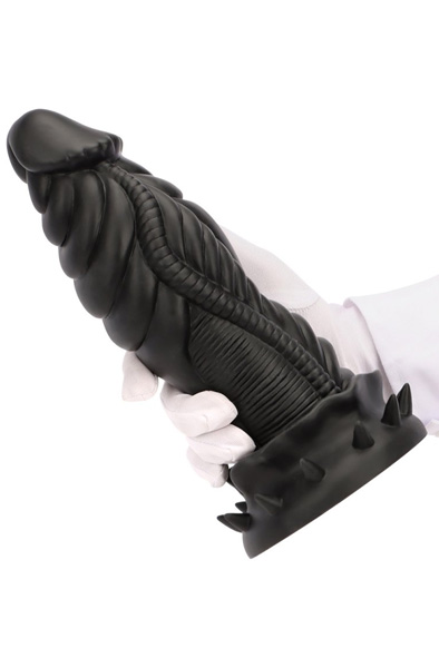 Darksil Allkus Dildo Black 25 cm - Drachen-Dildo 3