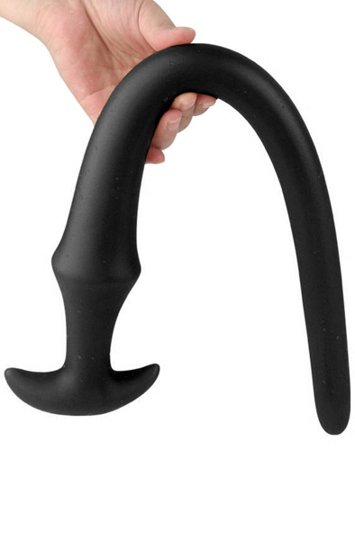 Darksil Ultra Long Slim Dildo Black 50 cm - Extra langer Anal-Dildo 2