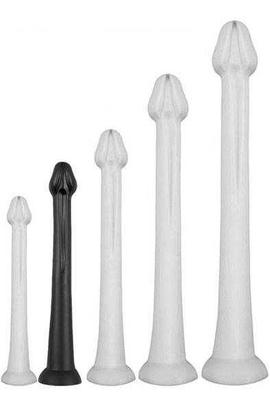 Darksil Whale Dildo Medium Black 40 cm - Extra langer Anal-Dildo 1