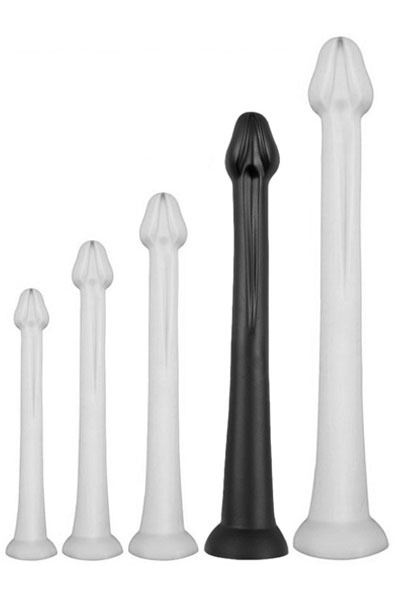 Darksil Whale Dildo XL Black 48 cm - Extra langer Anal-Dildo 1