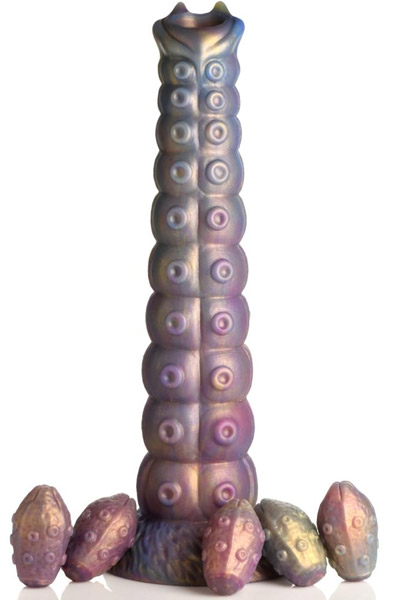 Deep Invader Tentacle Dildo With Eggs 29,5 cm - Drachen-Dildo 1