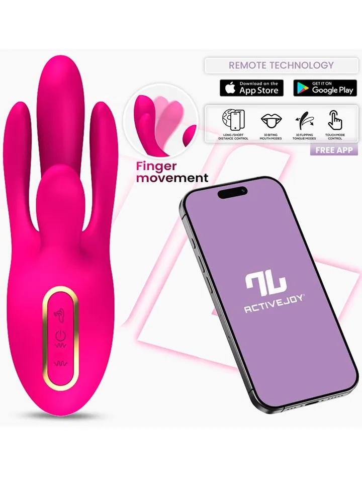 Derek Vibe With Finger Function 3 Motors & App - App controlled vibrator 1 [full]