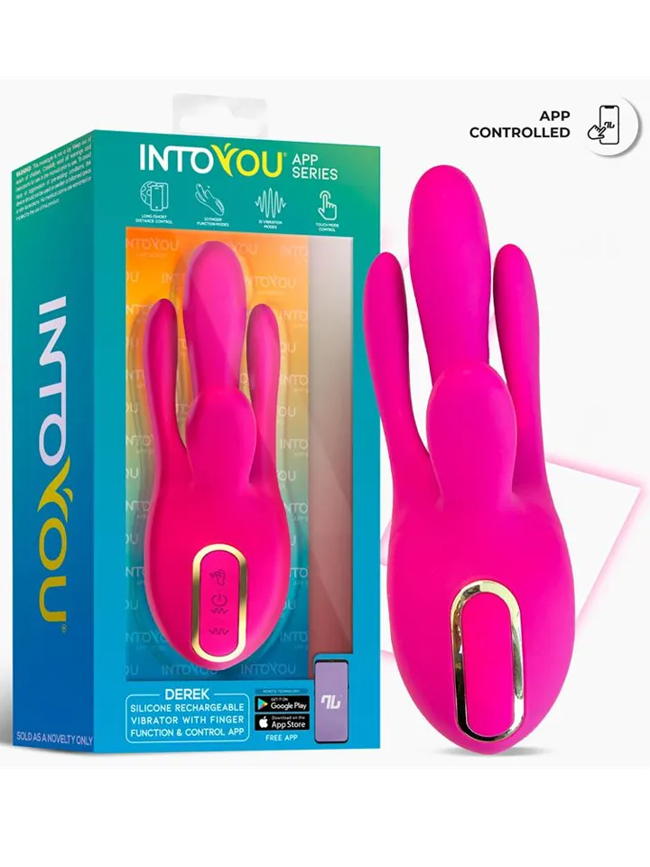 Derek Vibe With Finger Function 3 Motors & App - App controlled vibrator 5